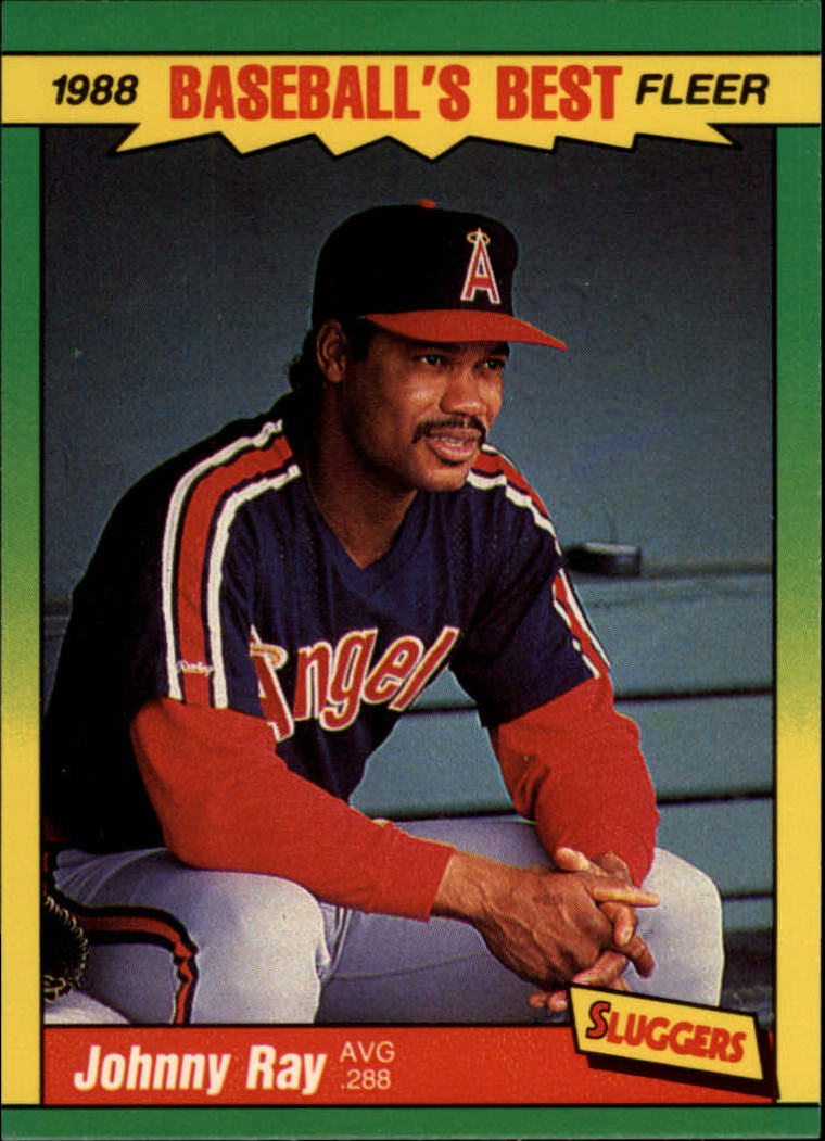 1988 Fleer Sluggers/Pitchers Baseball Cards    031      Johnny Ray